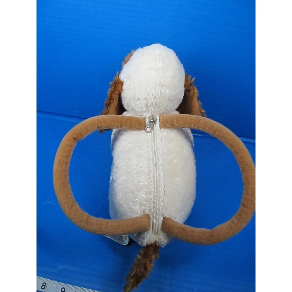 Toys R Us Animal Alley Cocker Spaniel Dog Purse Brown /White Puppy Dog Purse 10